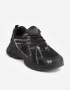 mulanka Sneakers din plasă cu talpă din spumă cu cusături decorative Faria Negri