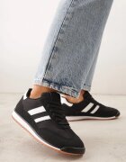 mulanka Sneakers Negri cu Motiv Geometric Jannata