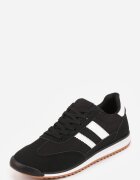 mulanka Sneakers Negri cu Motiv Geometric Jannata