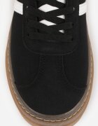mulanka Sneakers negri pe talpă groasă cu model decorativ Felimala
