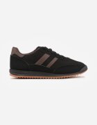 mulanka Sneakersi Negri și Maro cu Motiv Geometric Jannata