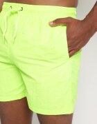 mulu Pantaloni scurți de baie Clasici Verde deschis cu șnur și buzunare Foleona