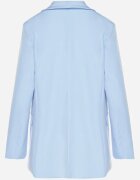 new collection Blazer albastru deschis decorat cu imitație de buzunare Sovzedi