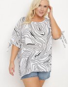 new collection Bluză Albă cu Legătură Decorativă la Mâneci Fialia