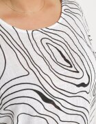 new collection Bluză Albă cu Legătură Decorativă la Mâneci Fialia