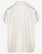 new collection Bluză Albă Tip liliac Oversize din viscoză cu decolteu în V Davilisa