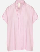 new collection Bluză roz tip liliac Oversize din Viscoză cu Decolteu în V Davilisa