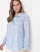 new collection Cămașă Albastră Clasică cu dungi Dettiana