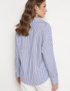 new collection Cămașă Bleumarin Clasică în dungi Dettiana