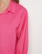 new collection Cămașă Fucsia de bumbac cu mâneci încrețite și volane Tanandoria
