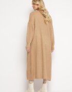new collection Cardigan Lung Maro cu croială lejeră Mostiura