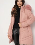 new collection Jachetă Rozalie Matlasată cu Glugă Detașabilă Căptușită cu Blană Jackilaine