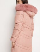 new collection Jachetă Rozalie Matlasată cu Glugă Detașabilă Căptușită cu Blană Jackilaine