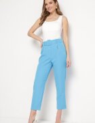 new collection Pantaloni Albastri cu Curea Ioleina