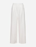 new collection Pantaloni Albi Eleganți cu Picioare Lărgi Kahinuni