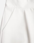 new collection Pantaloni Albi Eleganți cu Picioare Lărgi Kahinuni