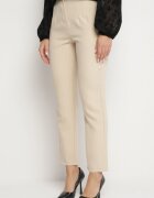 new collection Pantaloni Bej deschis Cigaretă High Waist Caphe