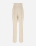 new collection Pantaloni Bej deschis Cigaretă High Waist Caphe