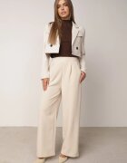 new collection Pantaloni Bej deschis Eleganti cu croi larg Kahinuni