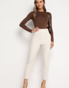 new collection Pantaloni Bej deschis Regular Boura