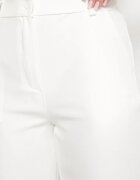 new collection Pantaloni de costum albi cu talie înaltă Vivisora