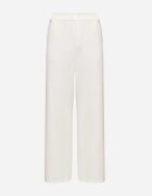 new collection Pantaloni de costum albi cu talie înaltă Vivisora