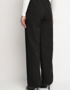 new collection Pantaloni de costum negri cu talie înaltă Vivisora