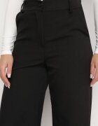 new collection Pantaloni de costum negri cu talie înaltă Vivisora