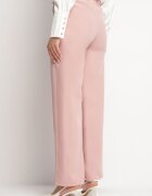 new collection Pantaloni Roz de costum cu talie înaltă Vivisora