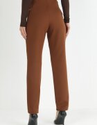 new collection Pantaloni țigaretă Maro închis High Waist Caphe