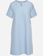 new collection Rochie Albastră Trapez Mini cu Buzunare Hreona