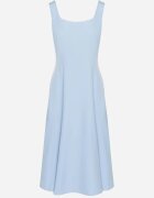 new collection Rochie Clasică Albastră Evazată Delure
