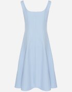 new collection Rochie Clasică Albastră Evazată Delure
