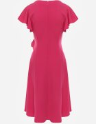new collection Rochie Cloș Fucsia Petrecută cu legătură în talie Dannila