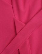 new collection Rochie Cloș Fucsia Petrecută cu legătură în talie Dannila