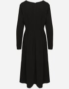 new collection Rochie Evazată Negru De Seară cu decolteu ascuțit Temithiel