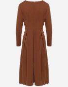 new collection Rochie Maro Evazată de Seară cu Decolteu Ascuțit Temithiel