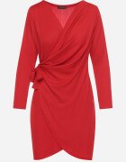 new collection Rochie Roșie Petrecută Mini Legată în Talie Icon