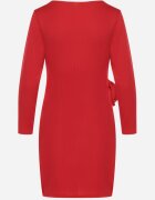 new collection Rochie Roșie Petrecută Mini Legată în Talie Icon