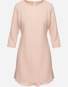 new collection Rochie roz tip trapez cu spatele mai lung Gemirina
