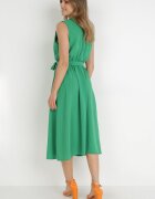new collection Rochie Verde cu Cordon Kydasia