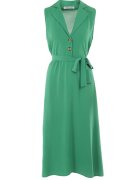 new collection Rochie Verde cu Cordon Kydasia