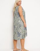 new collection Rochie Verde închis De viscoză cu spate mai lung fără mâneci Fiema