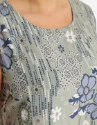 new collection Rochie Verde închis De viscoză cu spate mai lung fără mâneci Fiema