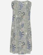new collection Rochie Verde închis De viscoză cu spate mai lung fără mâneci Fiema