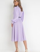 new collection Rochie Violet Cloș cu curea Aidyn