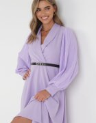 new collection Rochie Violet Cloș cu curea Aidyn