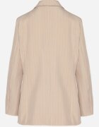 new collection Sacou Bej Dublu cu Vâscoză și Umeri Întăriți Elliovae