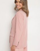 new collection Sacou clasic roz cu croi la un rând de nasturi cu imitație de buzunare Felzeri