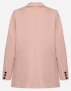 new collection Sacou clasic roz cu croi la un rând de nasturi cu imitație de buzunare Felzeri